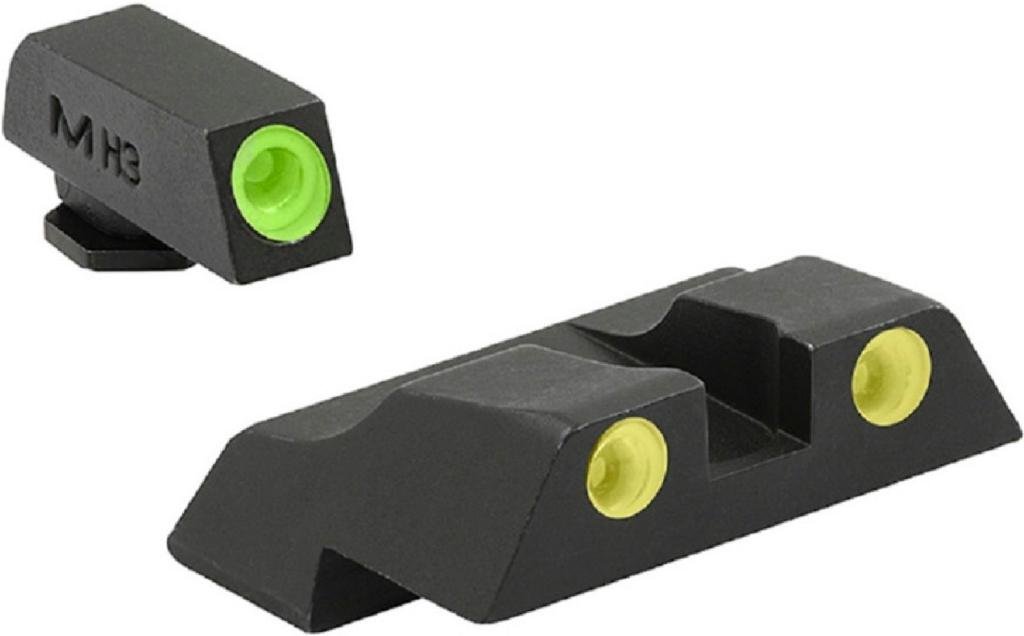 MEPROLIGHT 0102263201 Glock Night Sights Green Yellow
