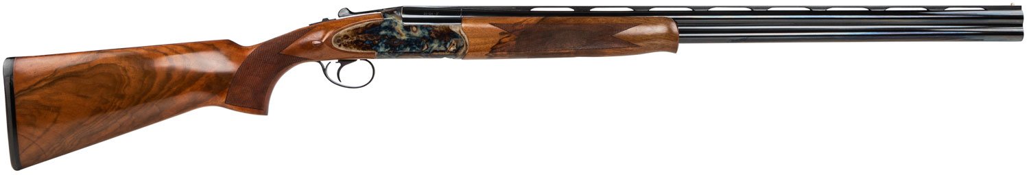 Dickinson OP2028 20 Gauge 28" O/U Shotgun, Case Hardened, Walnut Stock - DKSN - 20 GAUGE
