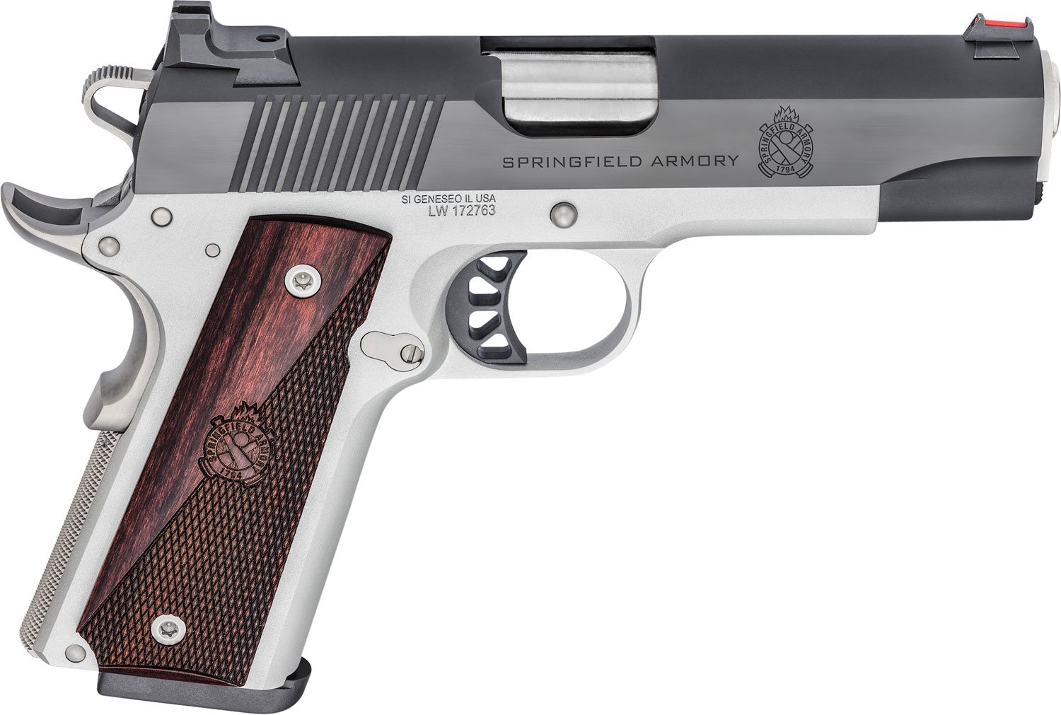 Springfield Armory Ronin Operator 1911 Pistol, .45 ACP, 4.5" Barrel, Two Tone, Tactical Rack Rear Sight, Hammer Forged Barrel, Gen 2 Speed Trigger