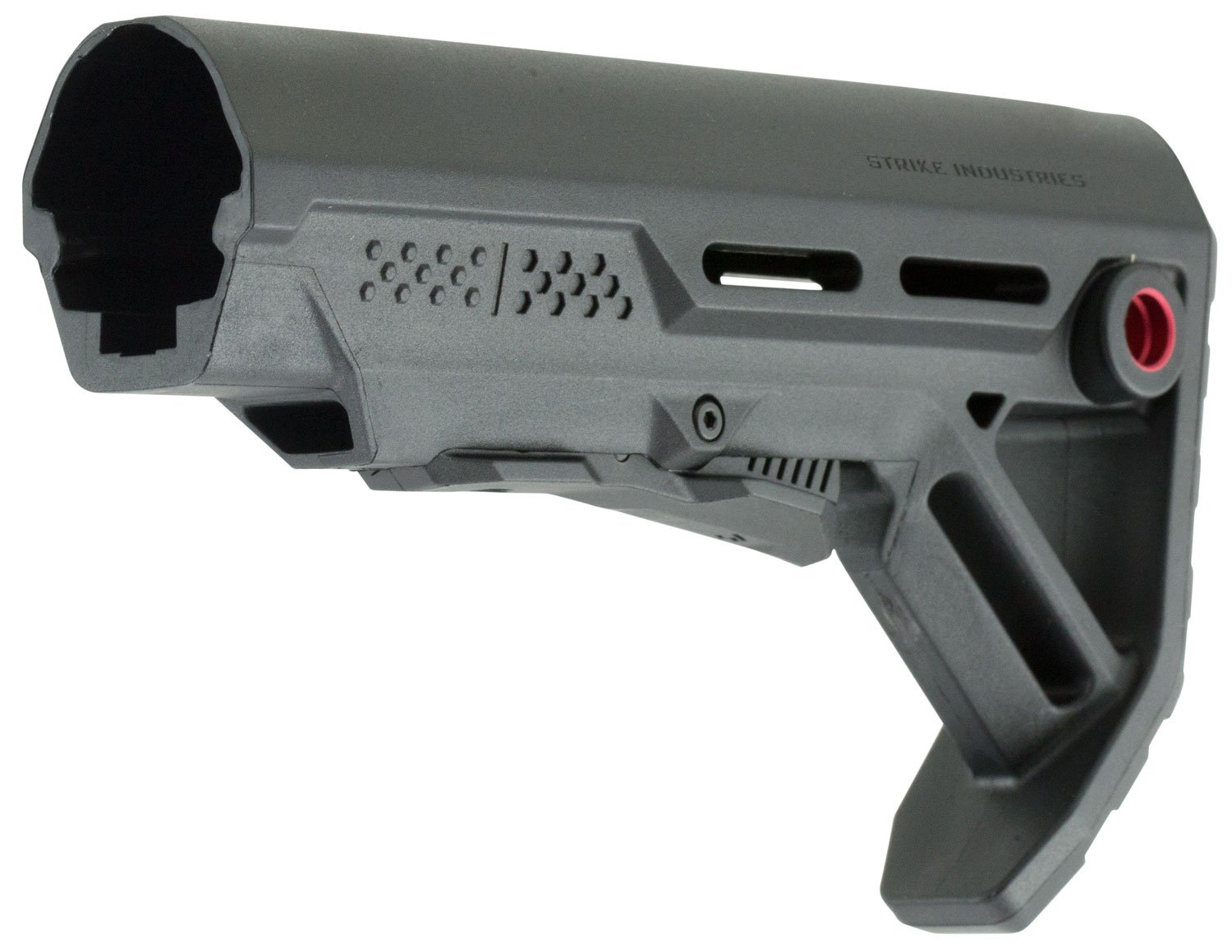 Buy Strike Industries MOD1 Mil-Spec Buttstock Black/Red for AR-15/M16 online