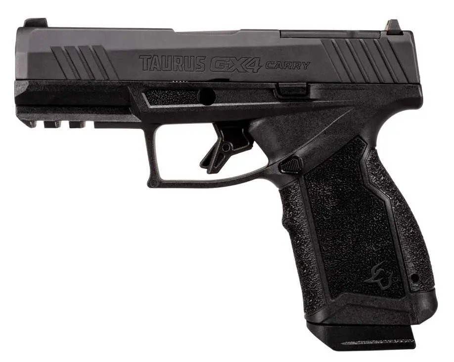 Taurus GX4 Carry 9mm 3.7" BK/BK 2x10 Rds Pistol TORO 1-GX4CRP941-10 - Taurus International Manufacturing, Inc. - 9mm