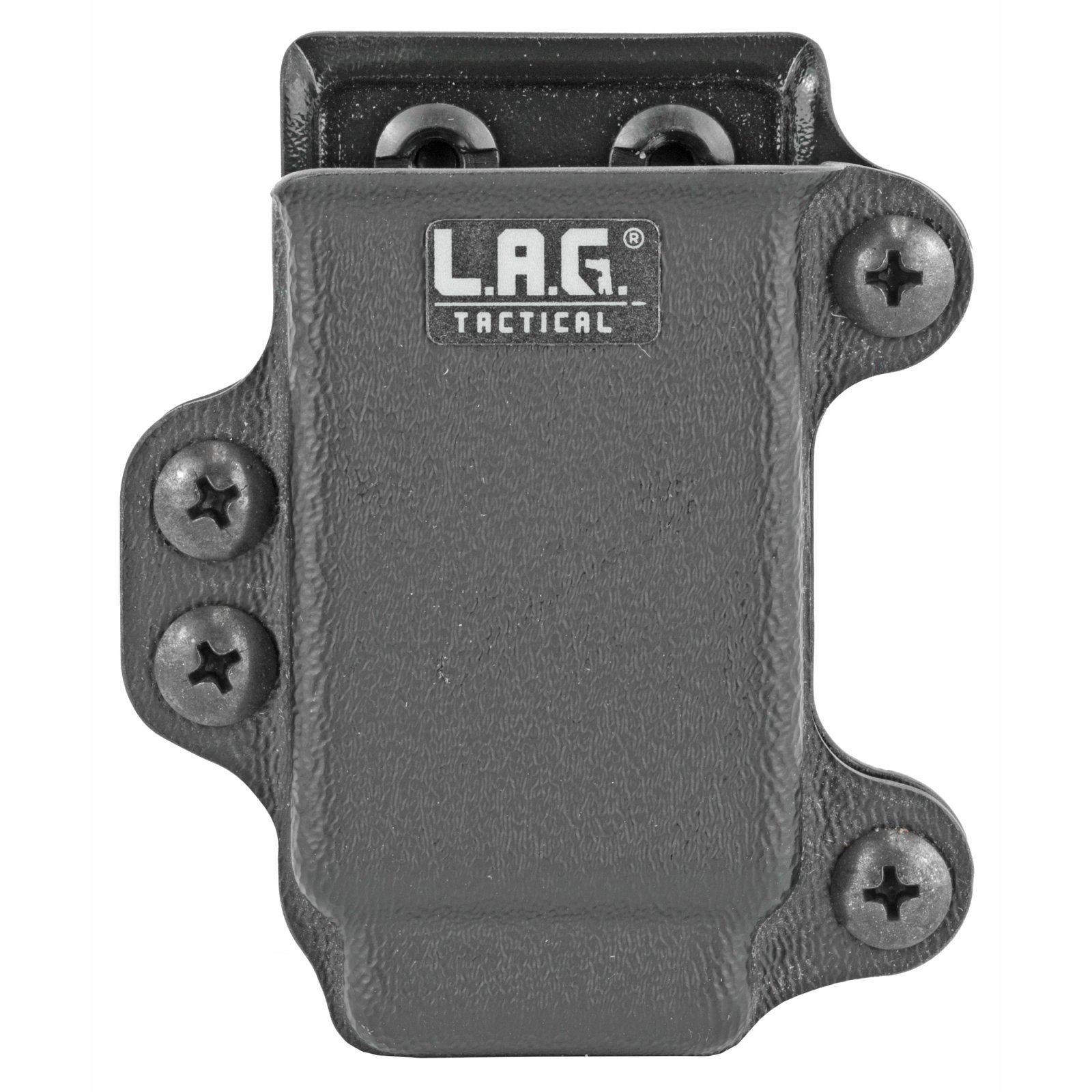 L.A.G. Tactical 34003 Single Pistol Mag Carrier Kydex Black 45ACP - L.A.G. Tactical, Inc. - .45 ACP