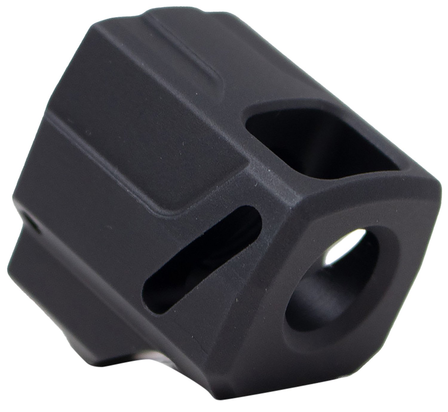 Faxon Firearms EXOS-525 Compensator FFPACOMPSSS01 1/2"x28 Black Nitride - Faxon Firearms - 9mm Luger (9x19 Parabellum)