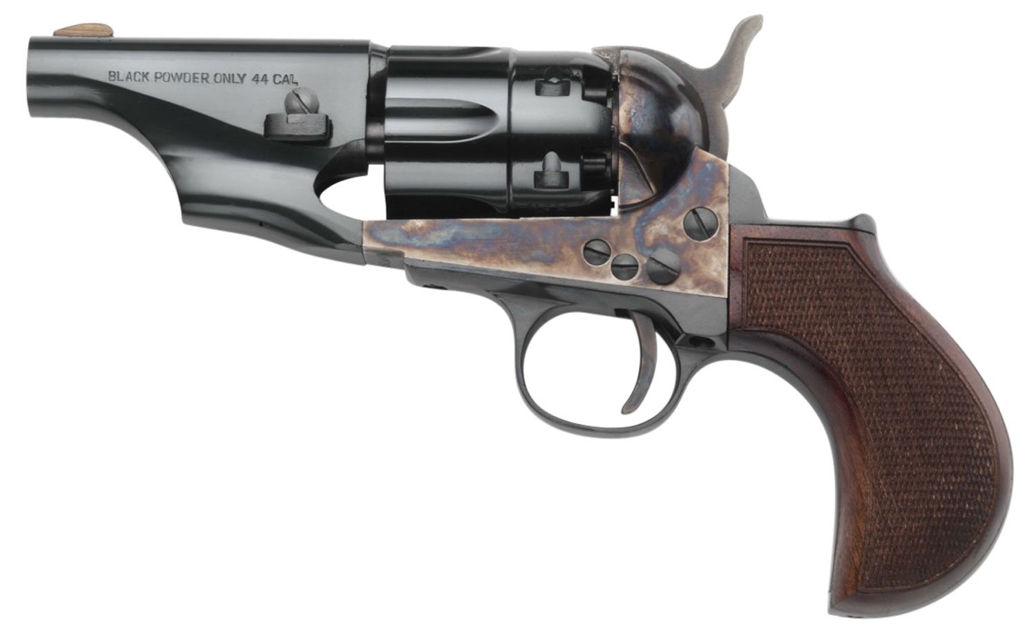 Taylors & Company 200017 1860 Army Snub Nose .44 Cal 3" Revolver