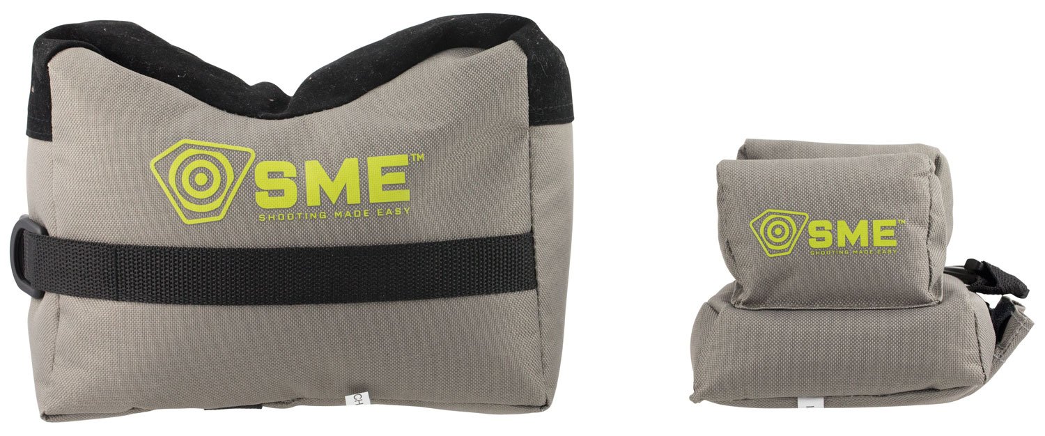SME SMEGRF Front & Rear Gun Rest Bags, Suede Top, Non-Slip, 600D Poly - SME