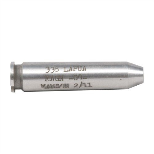 Manson PRECISION 338 LAPUA MAGNUM GO GAUGE HEADSPACE GAUGE STEEL - Manson Precision