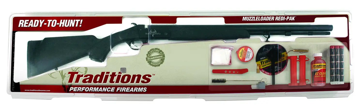 Traditions Buckstalker XT .50 Cal 3-9x40 Blued/Black Redi-Pack - Traditions Performance Firearms - 50 BLKPOWDER