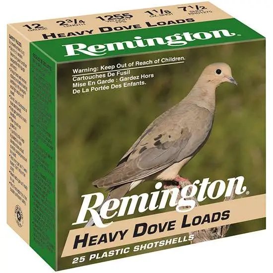 Buy Remington Ammunition 28757 Heavy Dove Loads Upland 12 Gauge 2.75" 1 1/8 oz 8 Shot 25 Per Box/ 10 Cs online