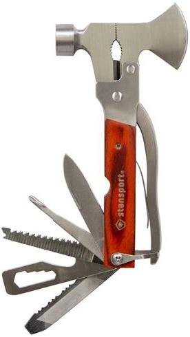 S/SPORT 8575 Multi-Tool Axe Hammer Knife Saw Pliers Stainless Wood