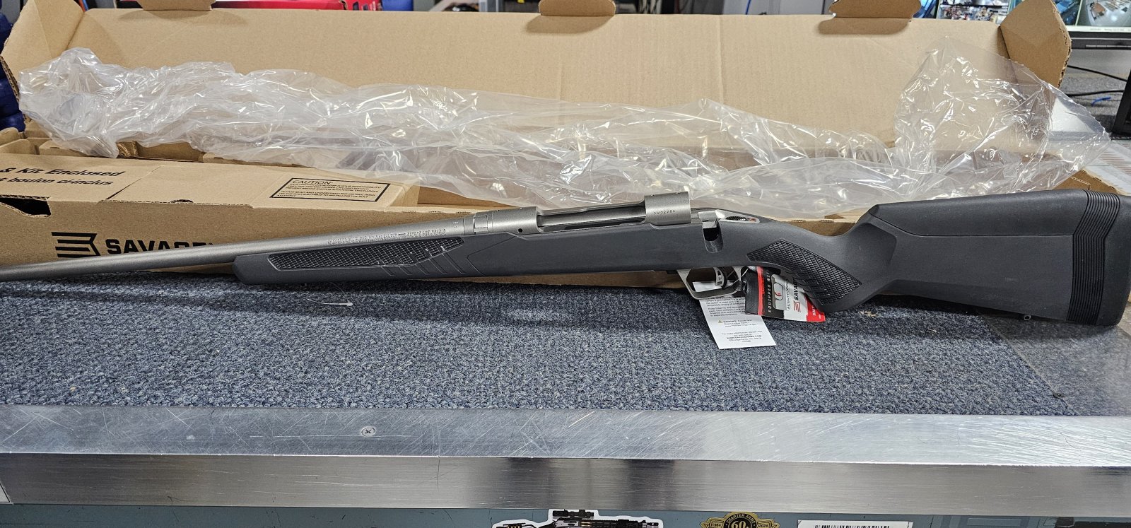 Savage Arms 110 Storm 300 Win Left Hand Stainless Steel Rifle