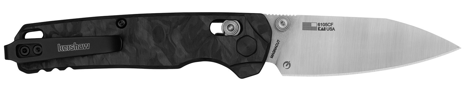 Kershaw 6105CF Bel Air CF 3.1" Marbled Carbon Fiber CPM Magnacut Blade - Kershaw - REVERSE TANTO