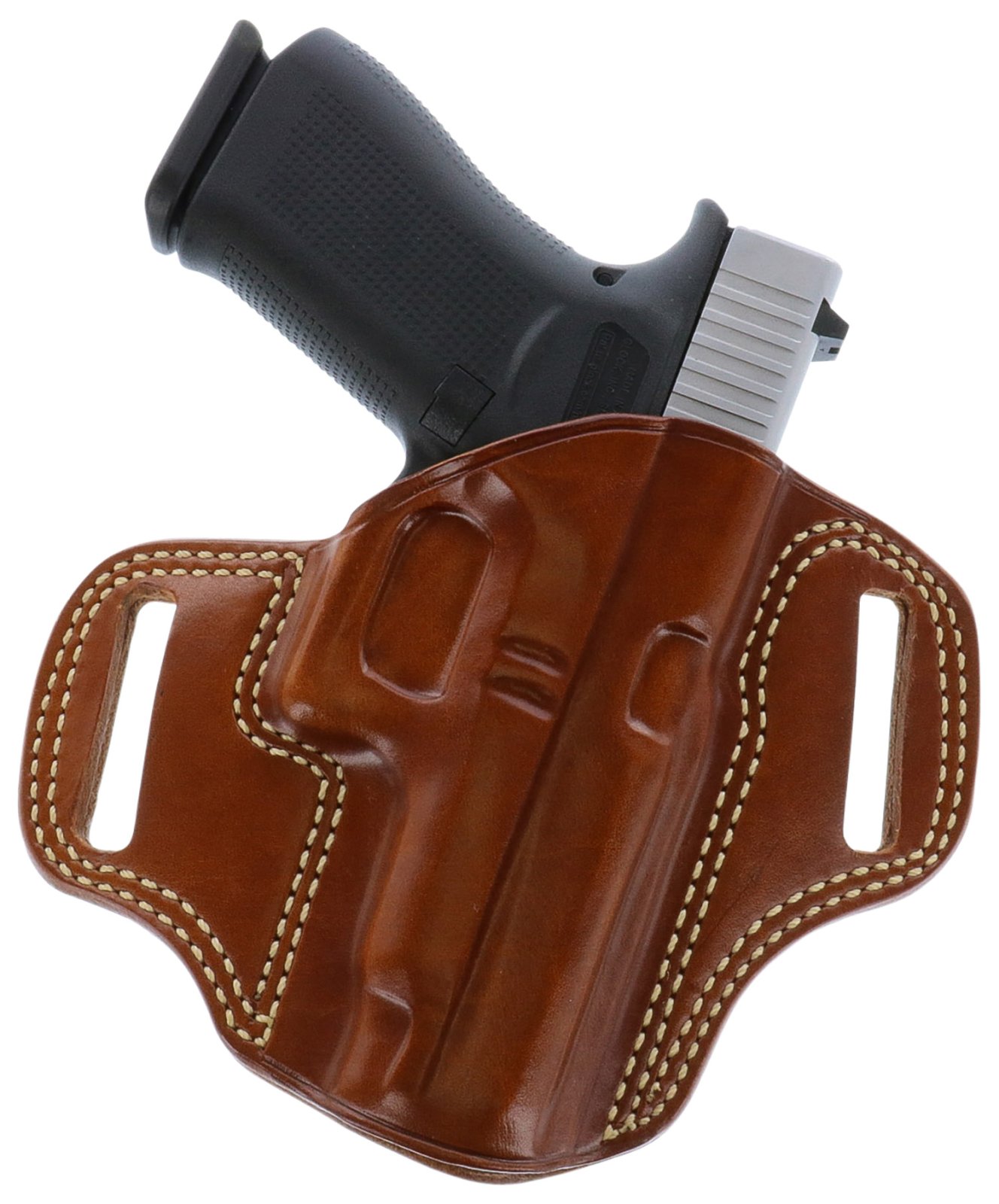 Galco CM270 Combat Master Tan Leather OWB Holster for Browning Hi-Power