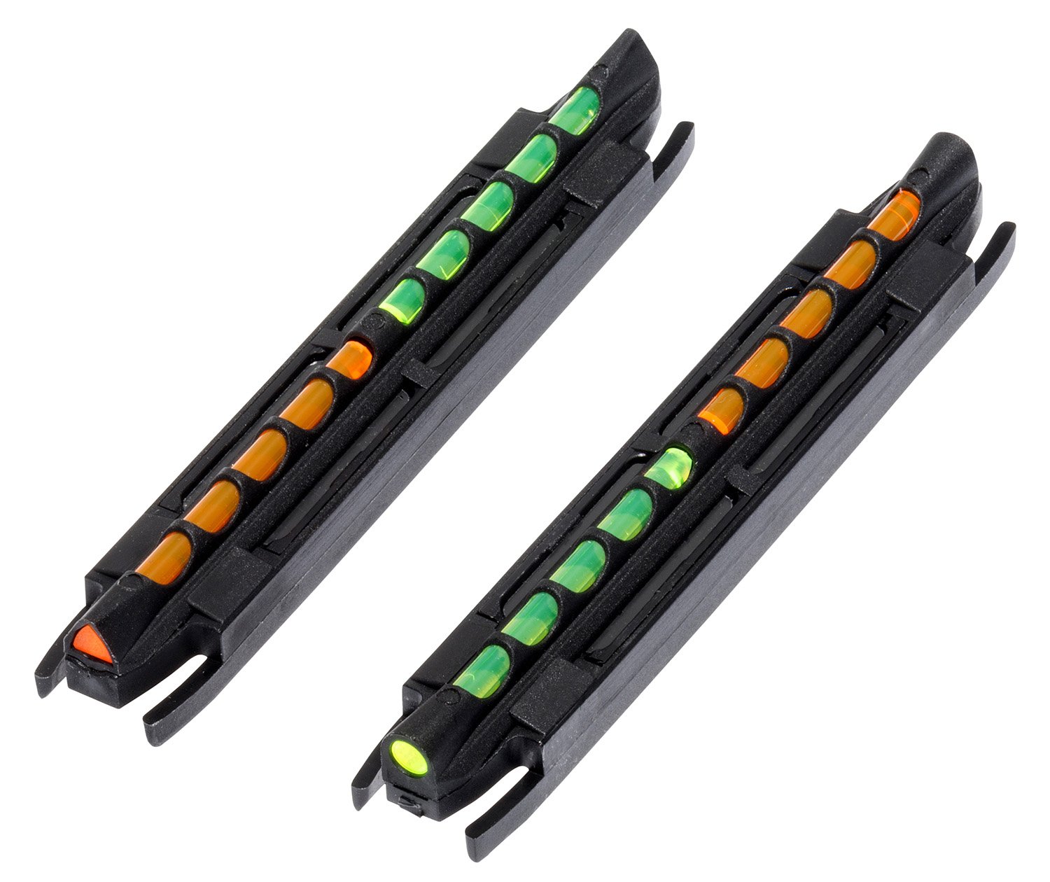 HiViz TO300 Two-In-One Magnetic Shotgun Front Sight Black Green/Orange - Hi-Viz - STEEL