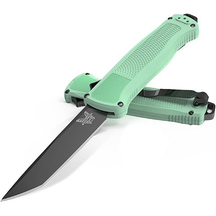 Benchmade 5370BK-03 Shootout OTF 3.51" Mint Grivory Tanto Blade - Benchmade