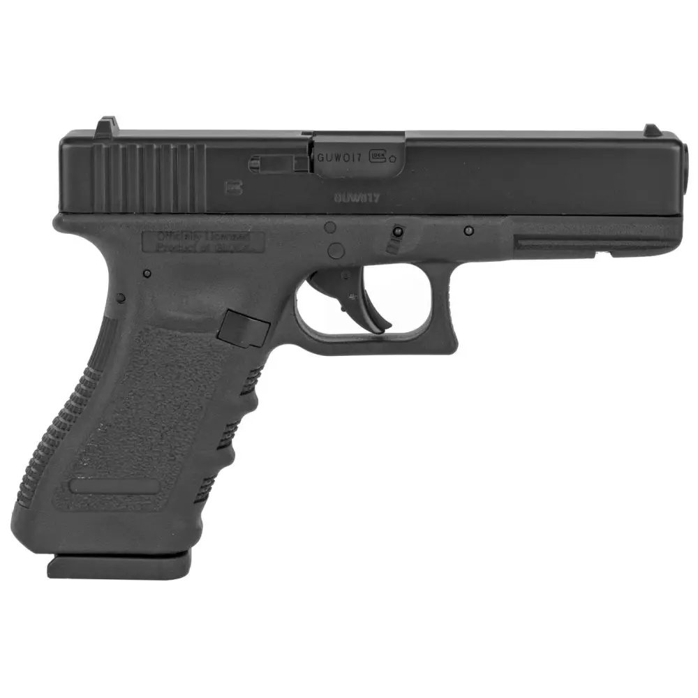 Umarex Glock 17 Gen3 Air Pistol, .177 Caliber, 18+1 Capacity, 4.48" Barrel, Black Polymer Grip, Blowback BB Repeater, CO2 Powered - Umarex - 4.5MM (.177)