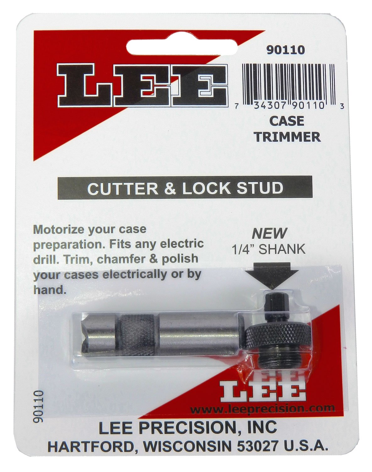 Buy Lee Precision Cutter & Lock Stud Case Trimmer Universal Silver 90110 online