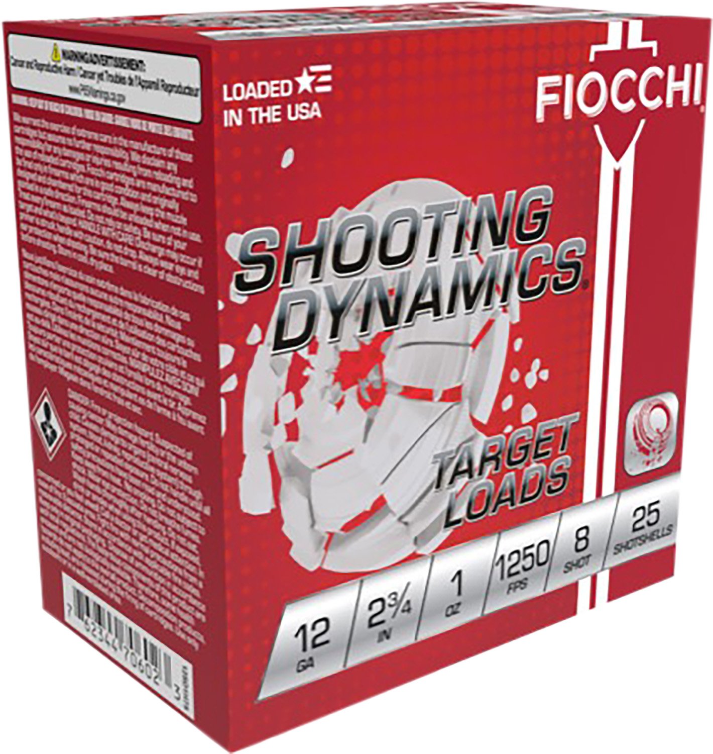 Fiocchi 12ga 2.75" 8 Shot 1oz Shotgun Loads - Fiocchi - 12 GAUGE