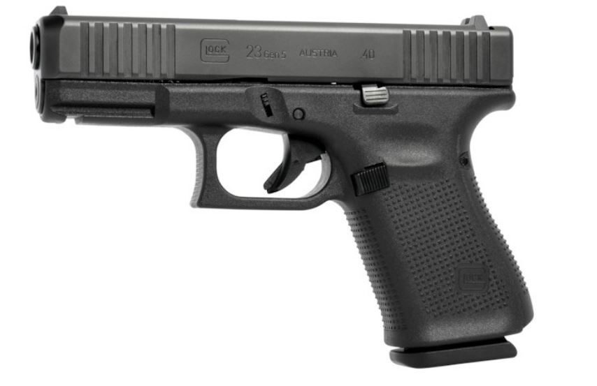 Glock PA235S203 G23 Gen5 Compact 40 S&W 4.02" Barrel Black Frame & nDLC Slide
