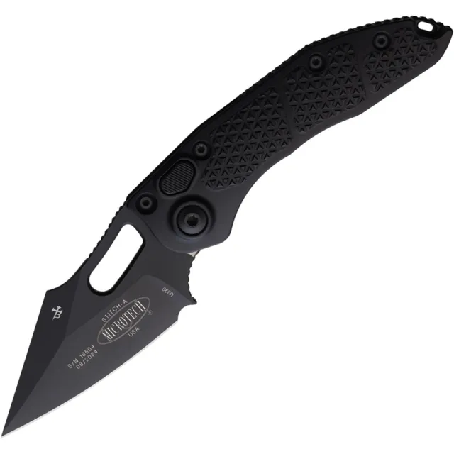 Microtech 169-1T Stitch 3.75 In SE Black Aluminum Handle