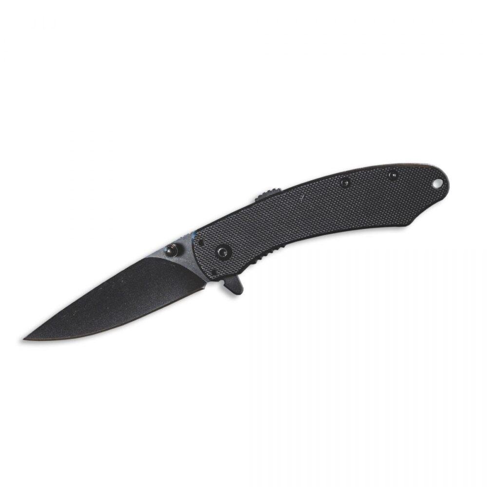ABKT Elite Ember Folding Knife 2-3/4 Drop Point Blade Black - Rock Ridge Outdoors