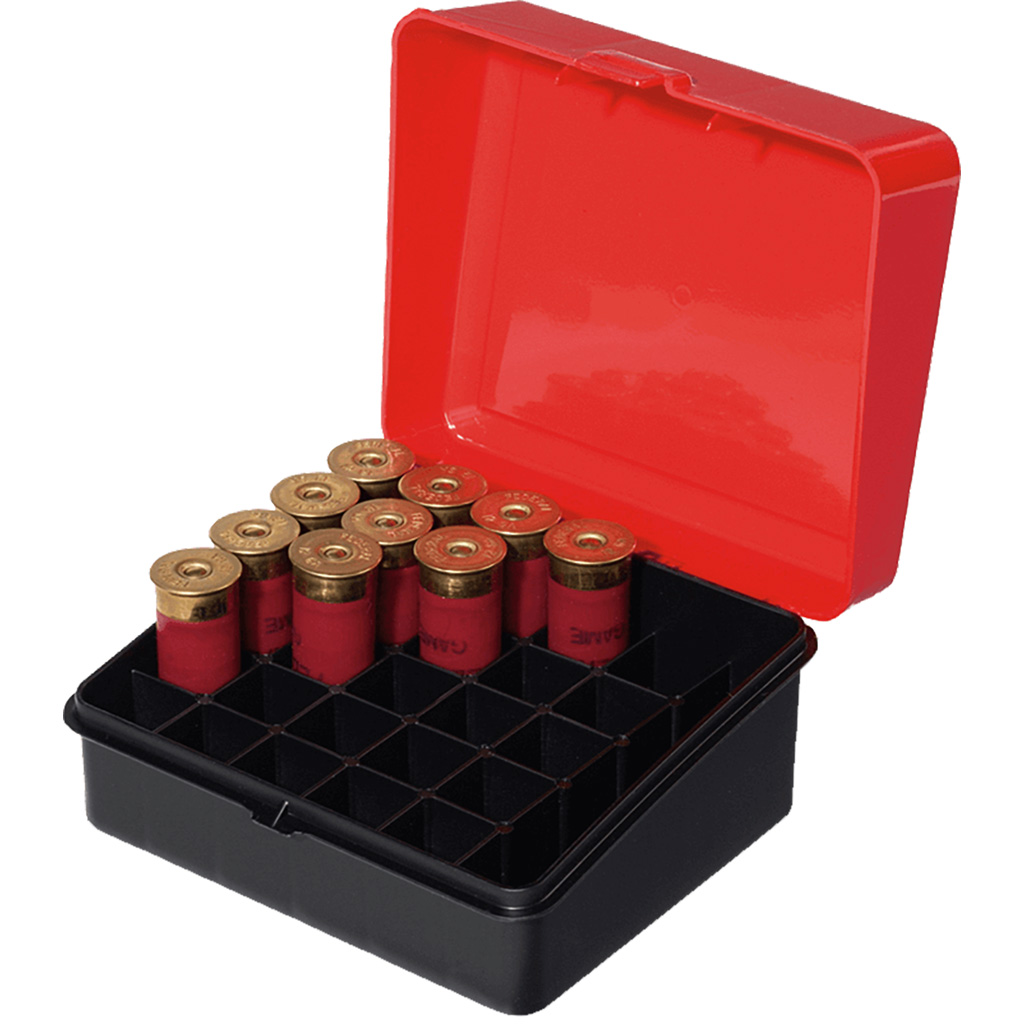 Plano 12/16 Gauge Shotshell Box 25 Shell Capacity Green Polymer