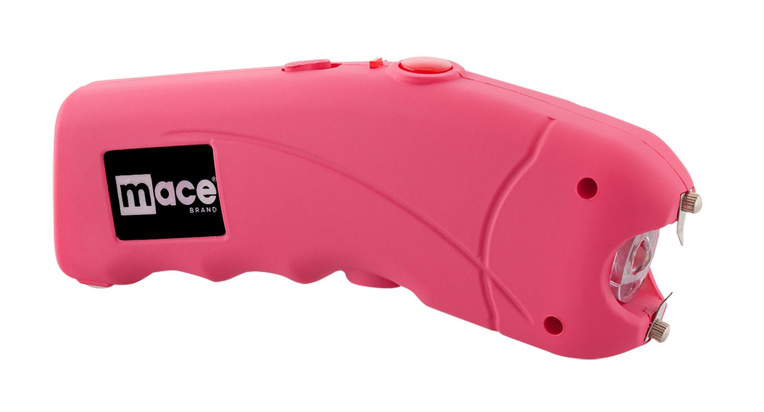 Mace 80814 Ergo Stun Gun 2,400,000V Pink with Holder and LED Light - MSI