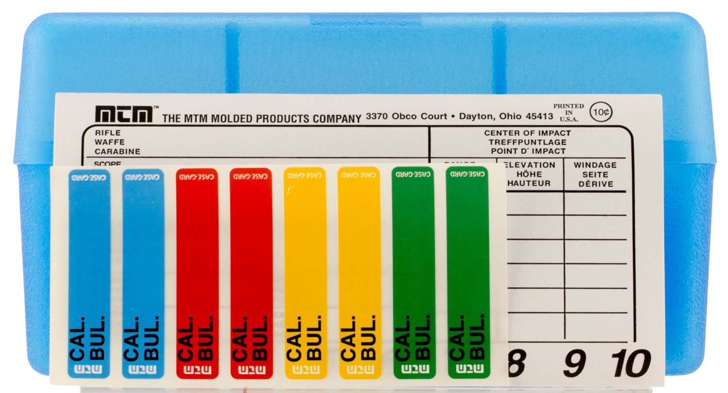 Buy MTM Case-Gard R-50 Series 50 Rounds Midlength Rifle Ammo Box - Clear Blue online