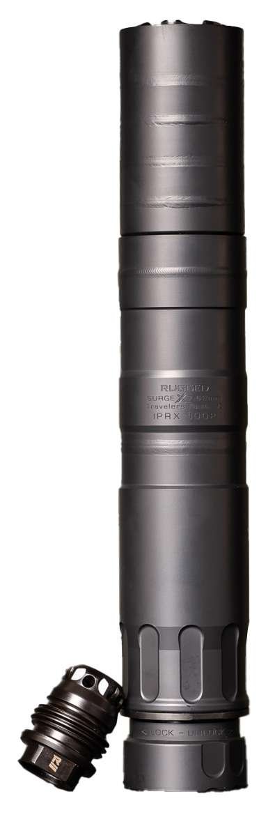 Rugged Suppressors SRGX762 30 Cal 5.6-8.1 In ADAPT Module Black Cerakote - Rugged Suppressors - 30 Caliber | 7.62mm