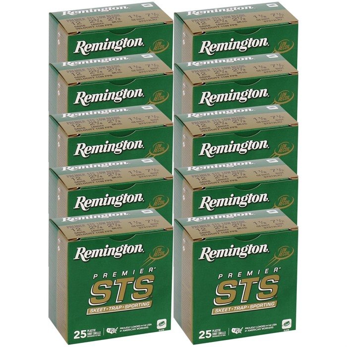 Buy Remington PREMIER STS TARGET 12 GAUGE 2-3/4" 1OZ #8 SHOT 250/CASE online