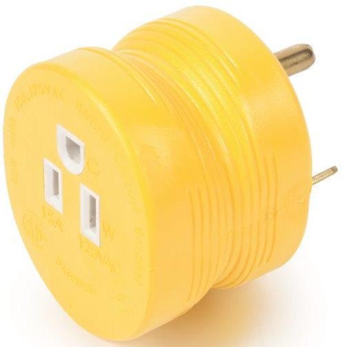 Buy CAMCO 55233 PowerGrip 30A Male to 15A Female Adapter 125V/1875W online