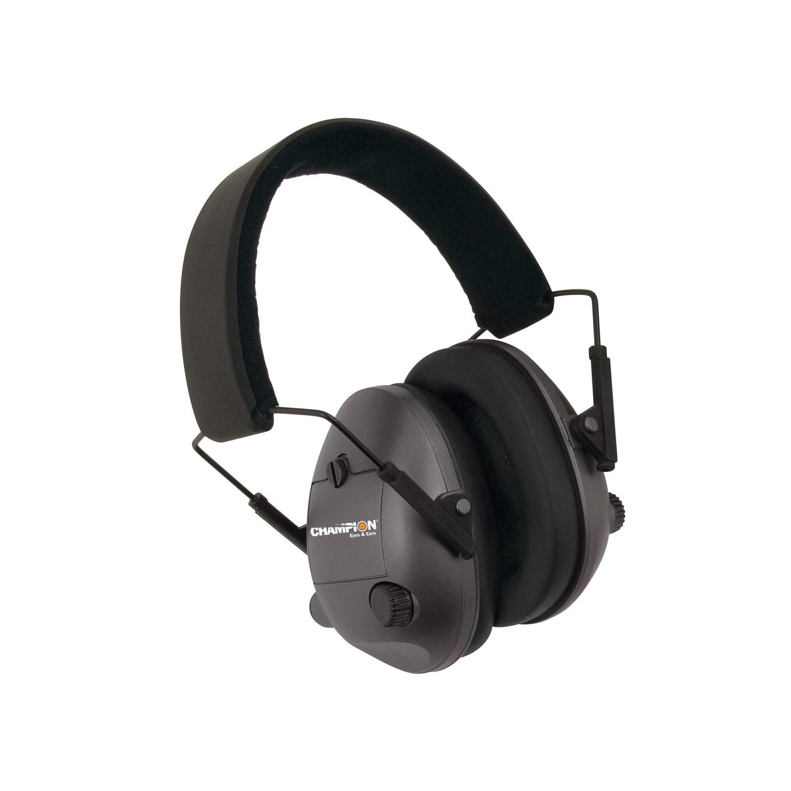 Champion Targets 40974 Electronic Muffs 25 dB Black Adult - Champion Traps & Targets