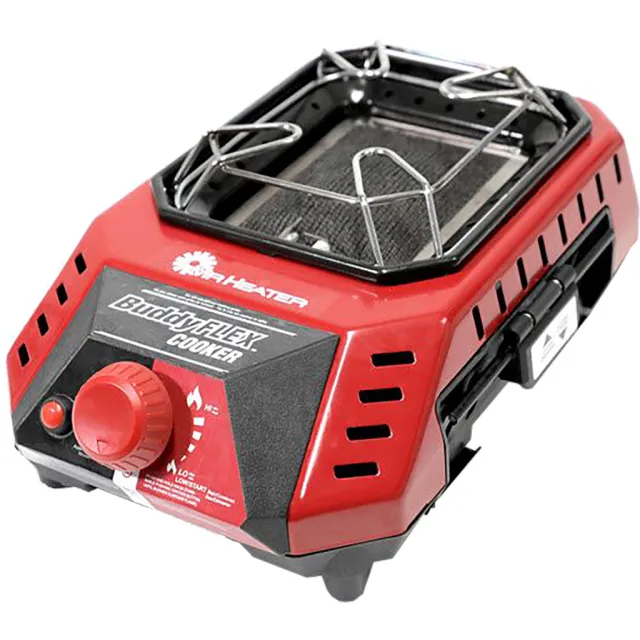 Mr. Heater F600500 Buddy Flex Cooker, 5,000-8,000 BTU, Quick-Clean Burner - Mr. Heater