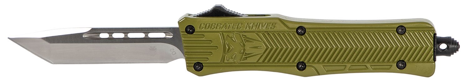 Buy CobraTec CTK-1 SODCTK1STNS 2.75" OTF Tanto D2 Blade OD Green Handle online