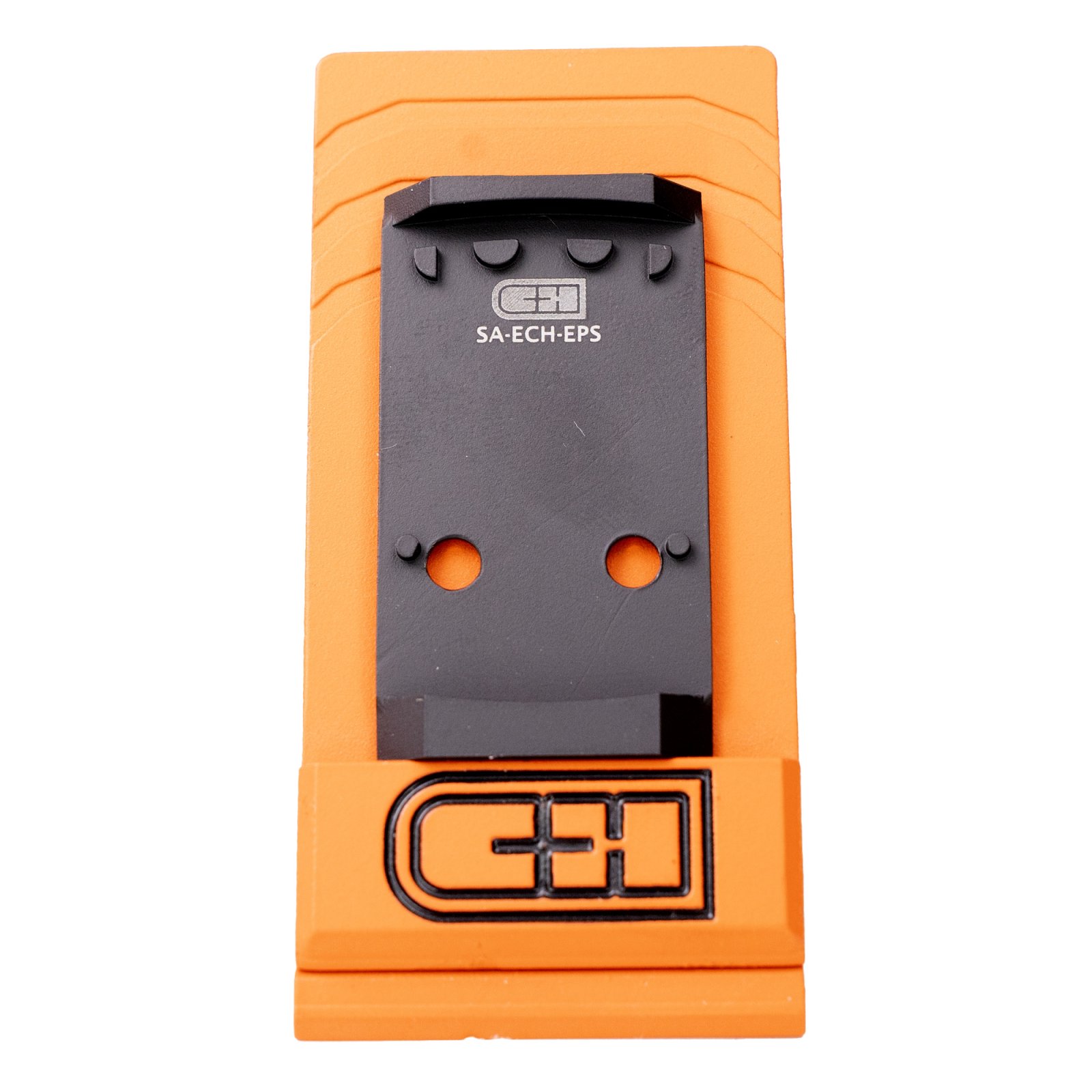 C&H Precision SA-ECH-EPS Optic Mount Plate for Echelon to Holosun EPS, Black