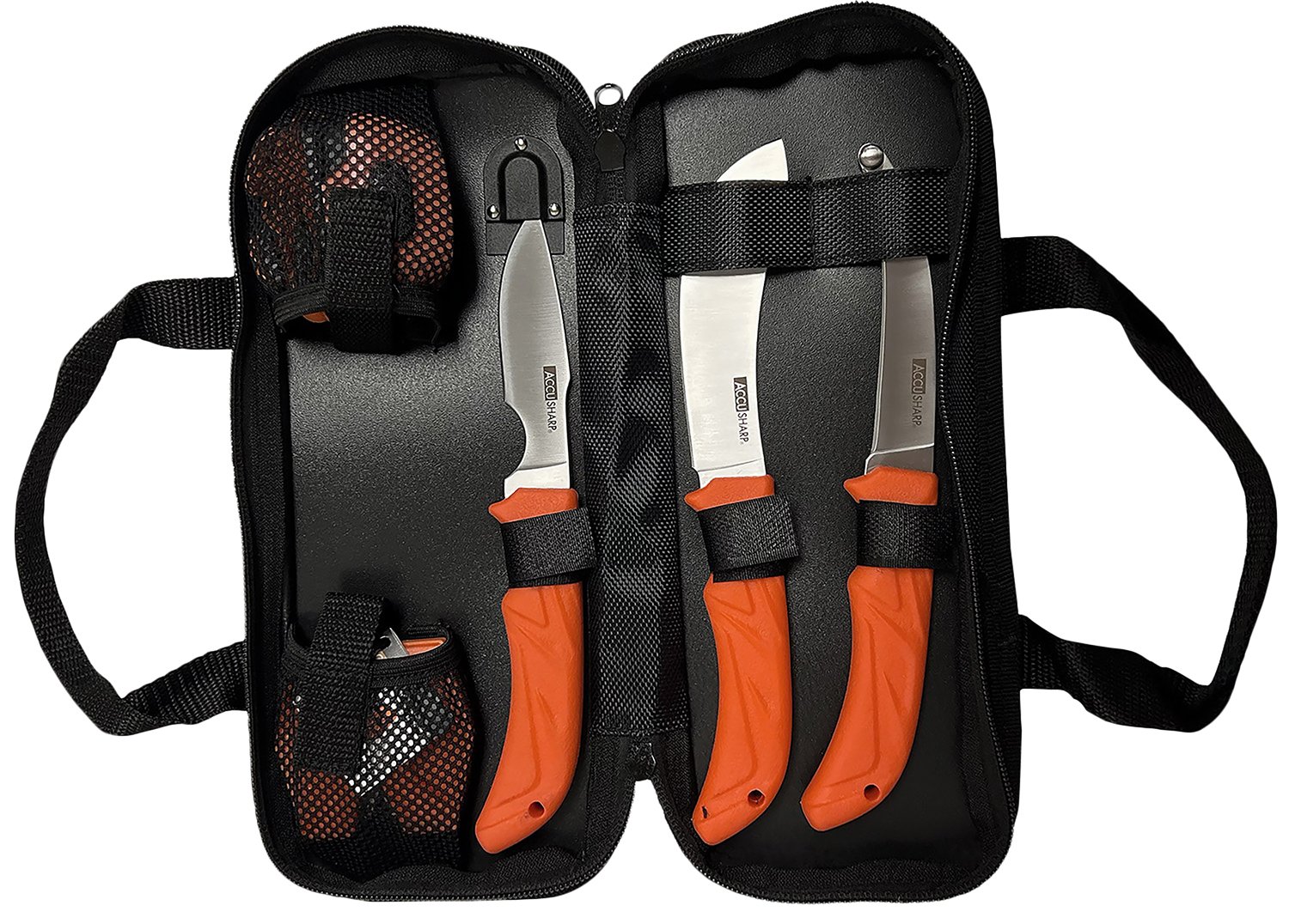 AccuSharp 738C Processing Kit 3in Caping 4in Gutting 4in Butcher Stainless  - FPI - BUTCHER/CAPING/GUTTING