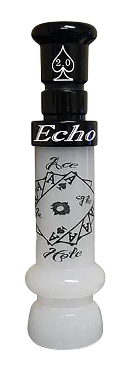 Echo Calls 90023 Ace in The Hole Single Reed Duck Call Black/Pearl