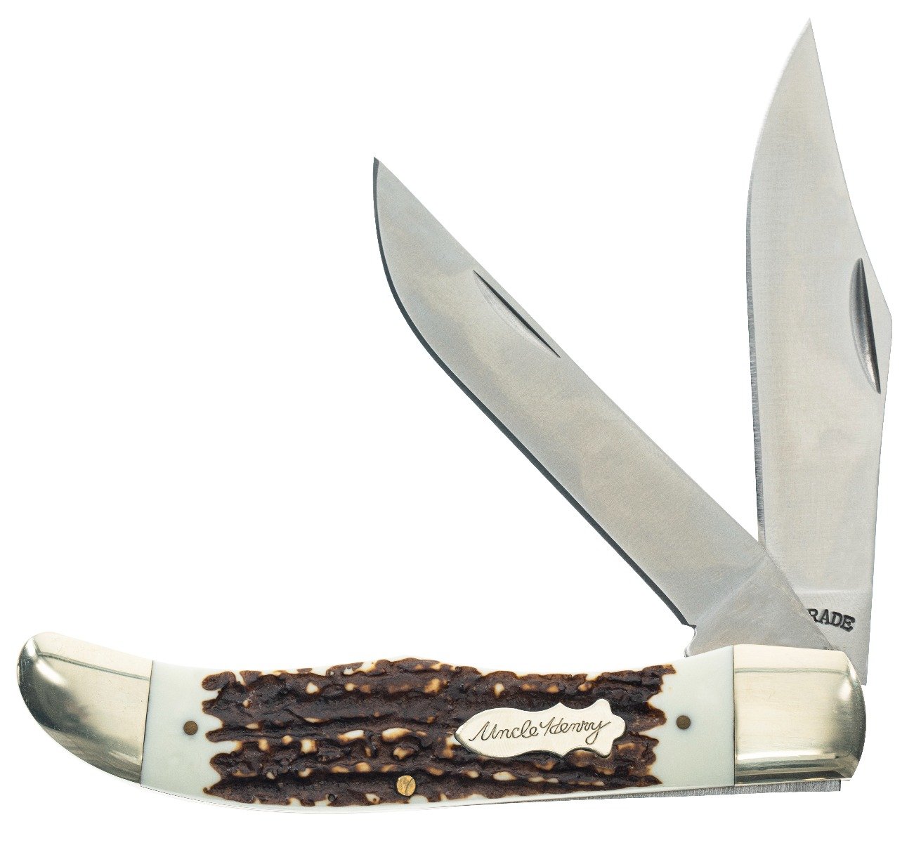 Buy Uncle Mike's Uncle Henry Knife Folding 3.5" Blade Wood Handle online