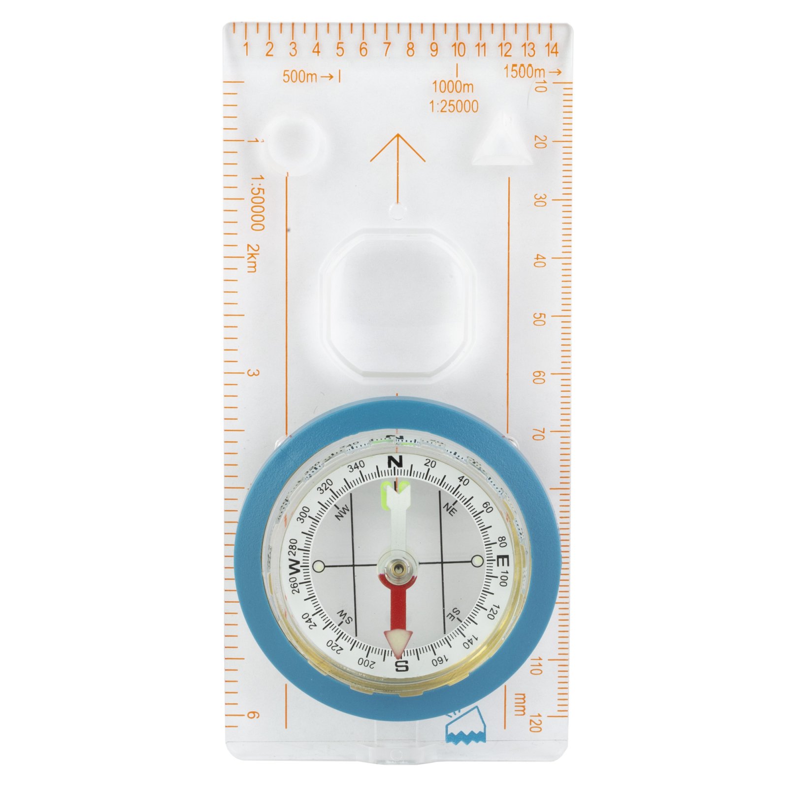 UST - Ultimate Survival Technologies Deluxe Map Compass Lanyard Clear