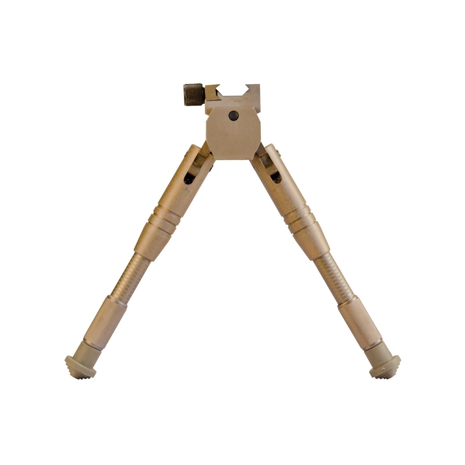 Caldwell 534455 Prone Bipod, Aluminum, Picatinny Rail, Desert Tan