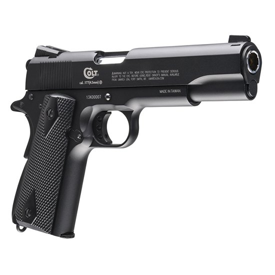 Umarex Colt 1911 Command 0.177 in CO2 18-Round Single Action Pistol