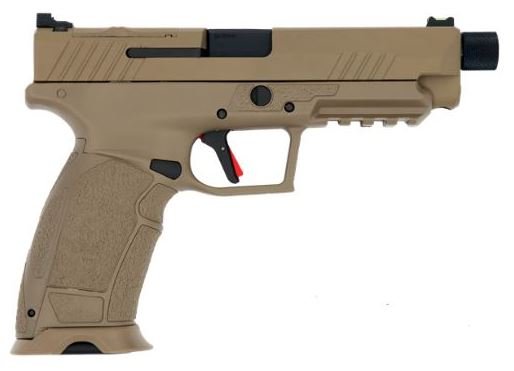 Tisas PX-9 15000206 9mm 5.1" FDE Cerakote Semi-Auto Pistol 15+1 RMR Cut