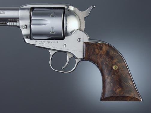 Hogue 83670 Ruger Blackhawk/Vaquero Walnut Cowboy Action Wood Grips