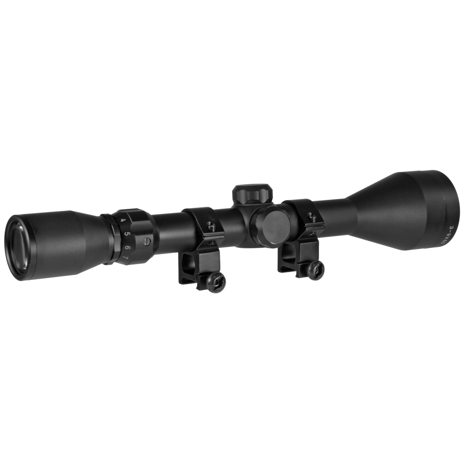 TruGlo Buckline Rifle Scope Black 3-9x50 BDC Retic