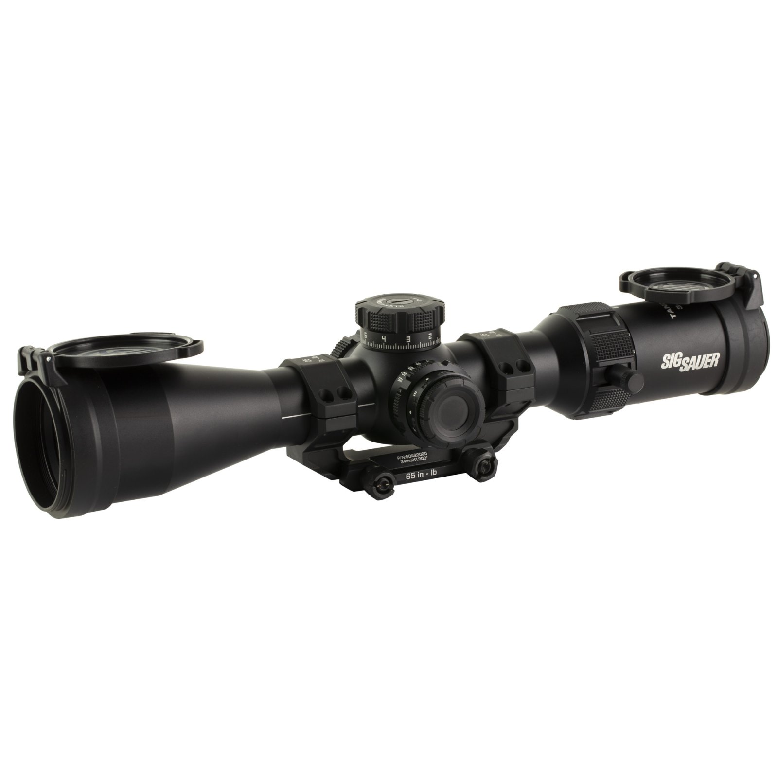 Sig Sauer SOTM63001 TANGO-MSR 3-18x50 FFP Rifle Scope, MRAD Reticle, Black