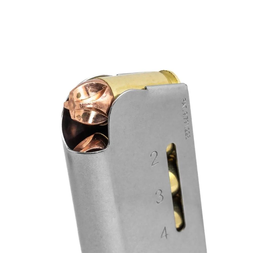 Wilson Combat Elite Tactical Magazine 45 AUTO 10Rd Stainless Steel Extended Base - Wilson Combat - 45 ACP