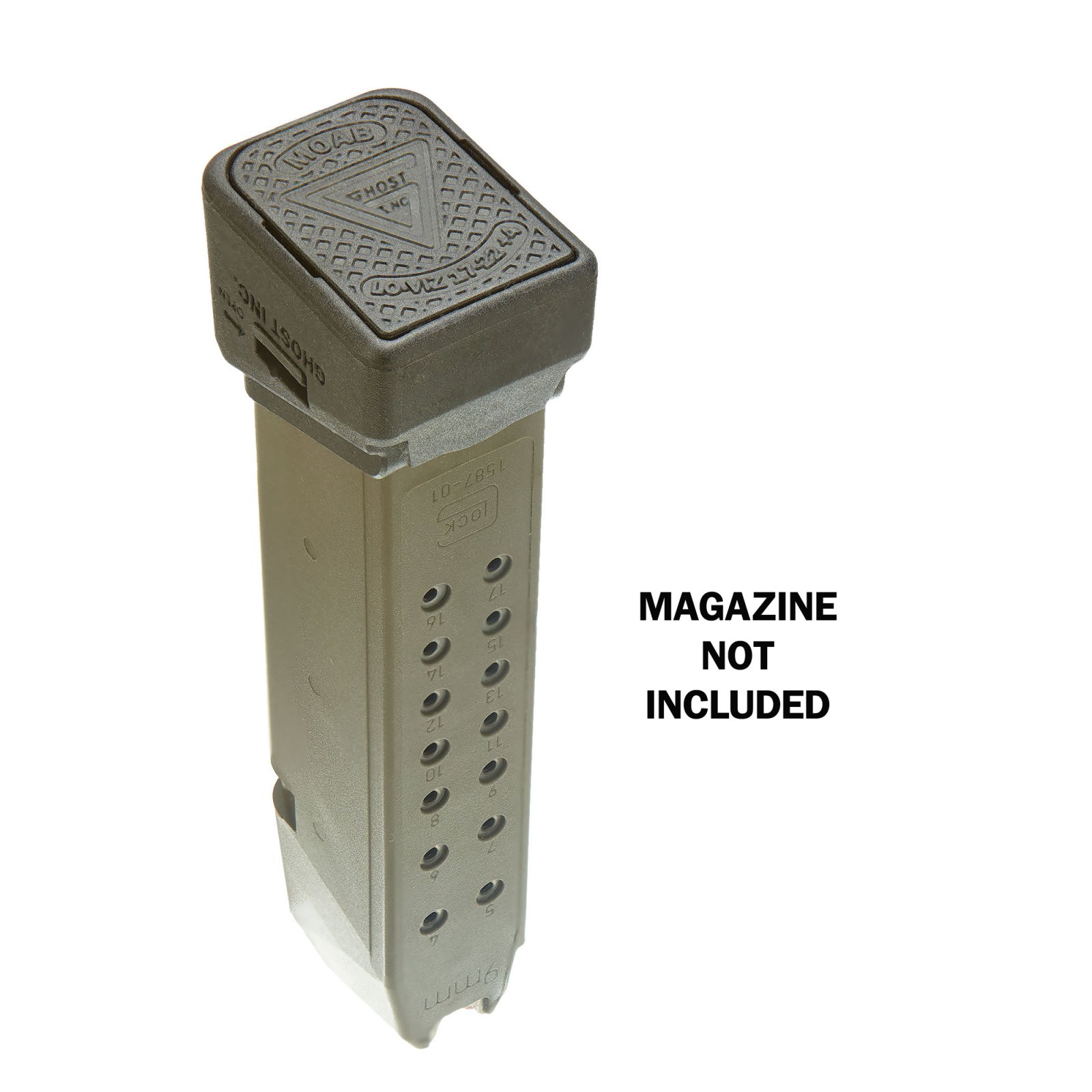 Buy Ghost Inc. GHOGL17LOVIZ-4BLK Mag Extension +4 9mm +3 .40 Black Matte online