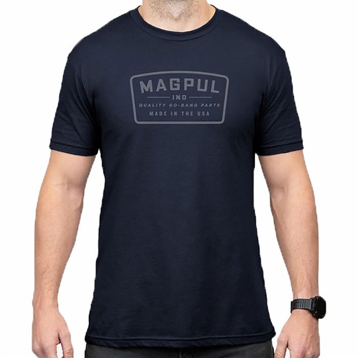 Magpul MAG1111-410-S Go Bang Parts Navy Cotton T-Shirt Small - Magpul Industries