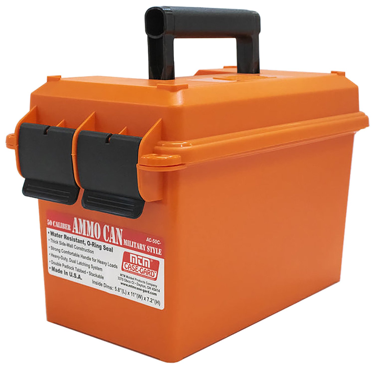 MTM Case-Gard AC50C35 Ammo Can 50 Caliber Polypropylene Heavy-Duty - MTM Case-Gard - AMMO CAN