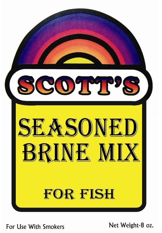 Scott's SBF Fish Brine Mix Seasoned Cure Kit 12 lb Capacity