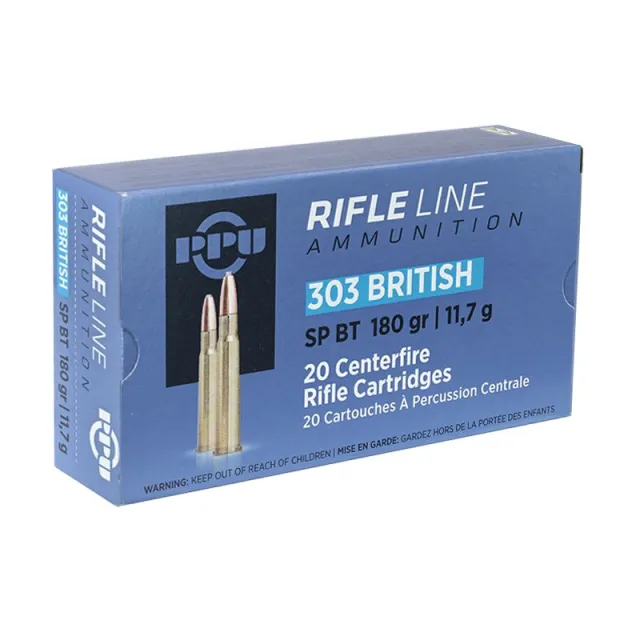 Prvi Partizan PP303S2 303 British 180GR SP Ammo 20 Rounds
